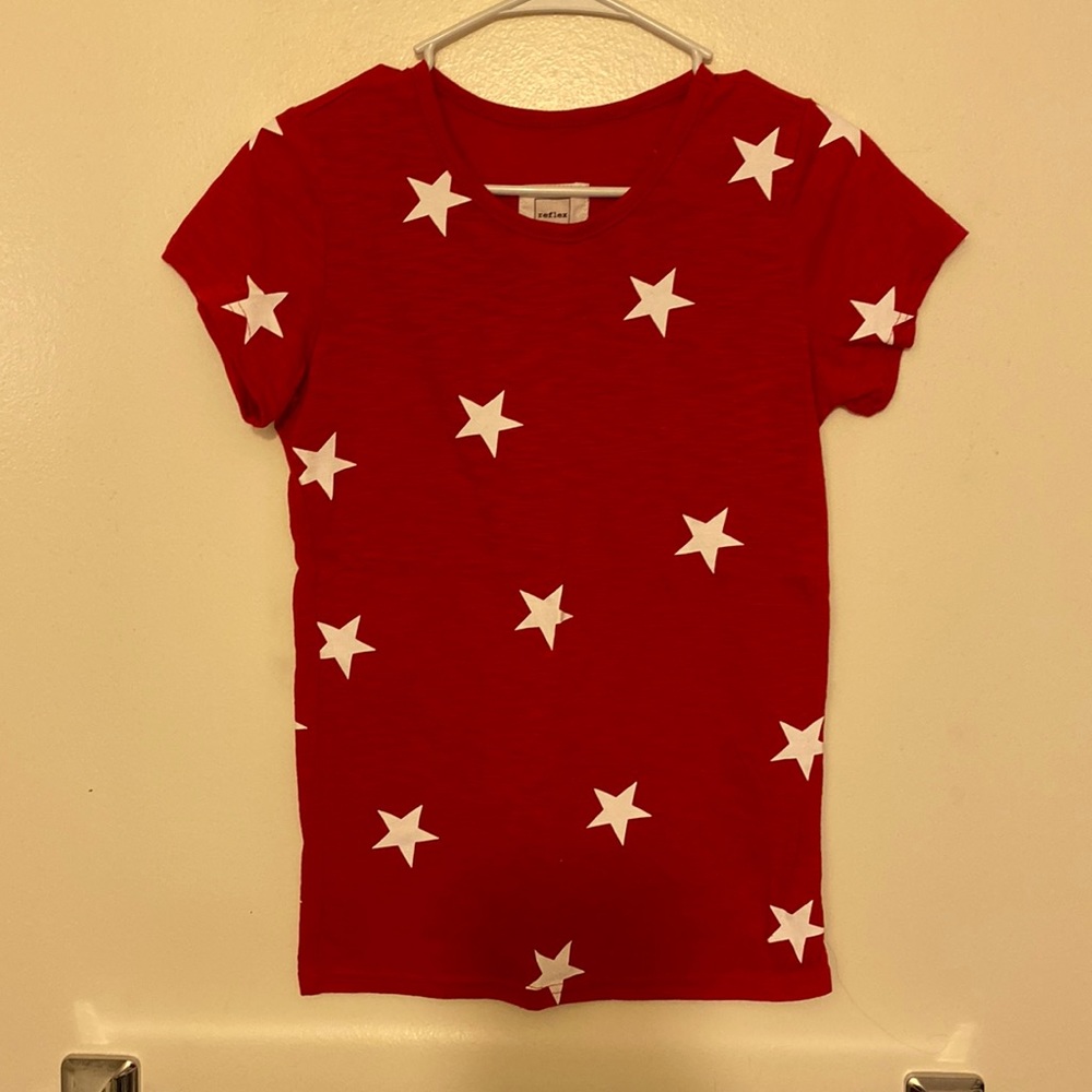 Red & White Star T-Shirt